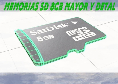 Imagen 2 de 4 de Memorias Micro Sd 8gb Sandisk 100% Originales Mayor Y Detal
