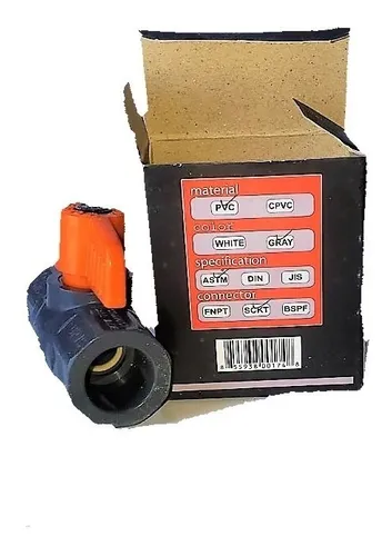 Válvula De Bola Pvc 3/4 Pulgada