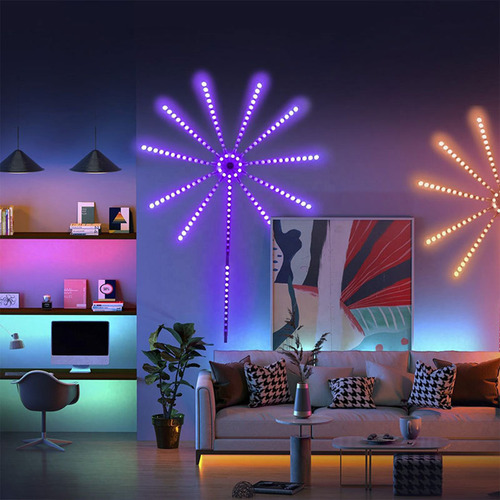 Tiras Led De 24 Teclas, 10+1 Luces De Fuegos Artificiales Dr