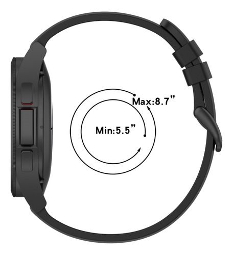 Correa De Reloj De Silicona Para Samsung Galaxy Watch 5 Pro