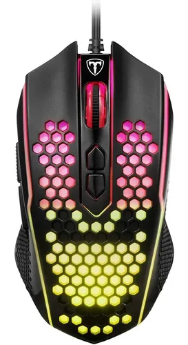 Mouse Con Cable Para Pc Pictek | Rgb, 8 Botones, 8000 Dpi | Cuotas sin