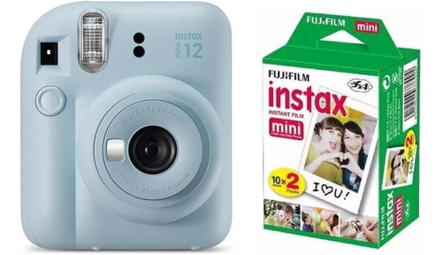 Camara Instantanea Fujifilm Instax Mini 12 Celeste +20 Fotos