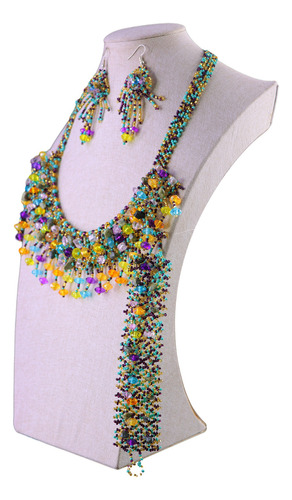 Collar Mujer Gargantilla Cristal 1 Pieza Color Cuaquier Color