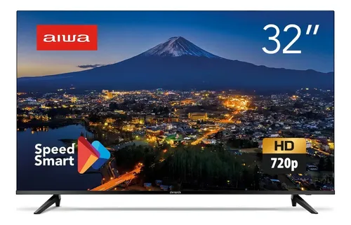Smart TV AIWA 32” HD Borda Ultrafina HDR10 Dolby Áudio AWS-TV-32