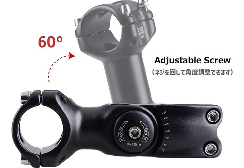 Imagen 6 de 6 de Potencia Bicicleta Mtb O Ruta 90 Mm Ajustable