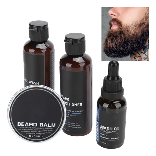 Beard Kit For Man Immetee Care 90ml Shampoo 30ml Oil 90ml