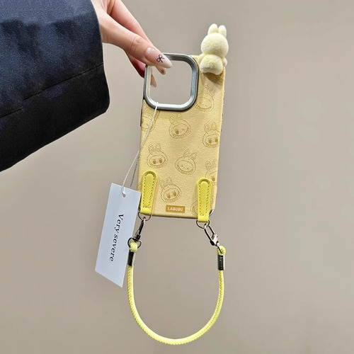 Labubu Case For Phone - Mini Plush Three-dimensional Design