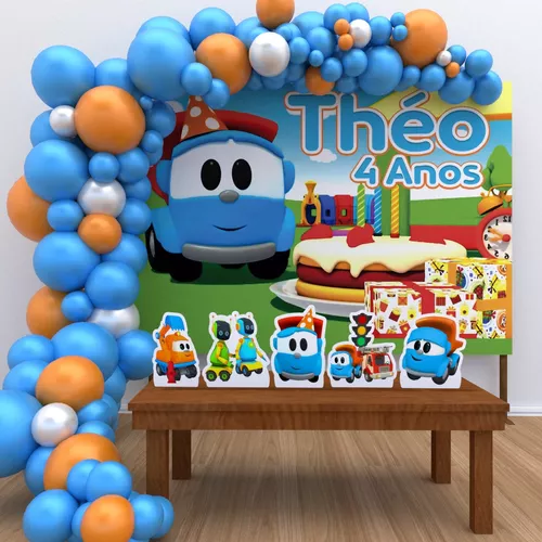 Combo Sonho de Festa - Kit Personalizados Léo o Caminhão - 10