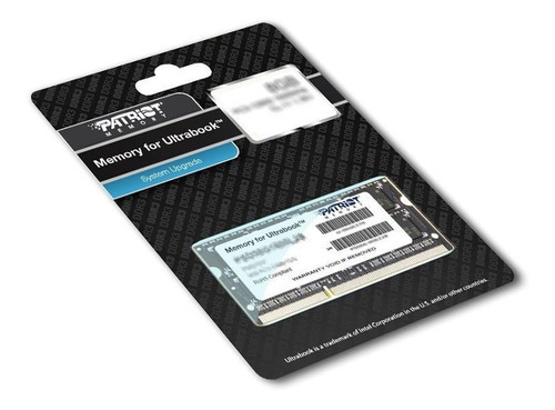 Patriota 1.35v 8 Gb Ddr3 1600mhz Pc3-12800 Cl11 Sodimm Memor