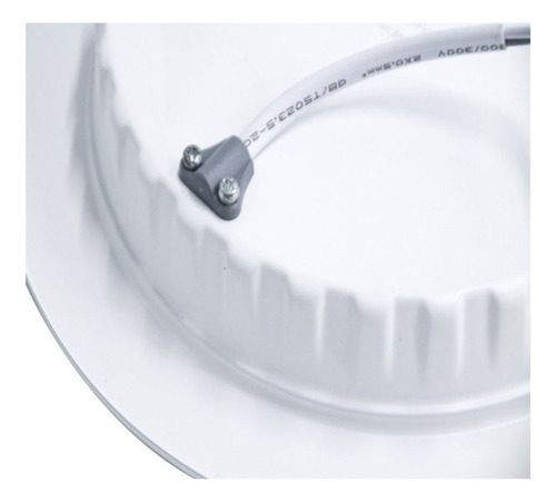 Panel Led Ad Redondo Embutido 20w 5500k/luz Fria