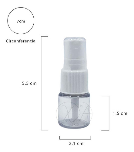 Mini Atomizador Recargable 5 Ml Perfume Muestras Mayoreo 100