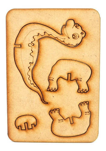 Imagen 2 de 5 de Para Armar - Xion Games Cartoons - Braquiosaurio