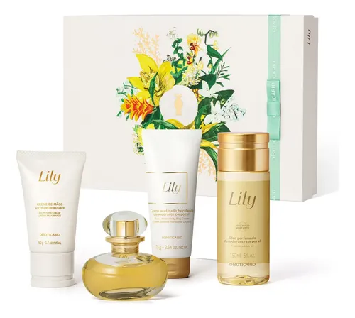 O Boticário Lily Kit Presente(4 Itens)