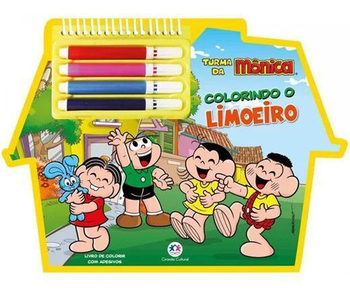 Livro Turma Da Mônica Colorindo O Limoeiro