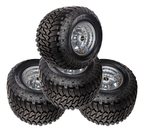 4) Llantas Lt235/75r15 Maxtrek Mud Trac 101q