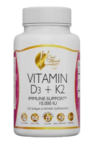 Vitamina D3 + K2 Dra Coco March - Unidad a $141550