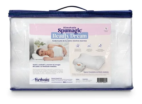 Almohada Dreamer Plus 60x40 Blanca X1 Un MUEBLES ONLINE