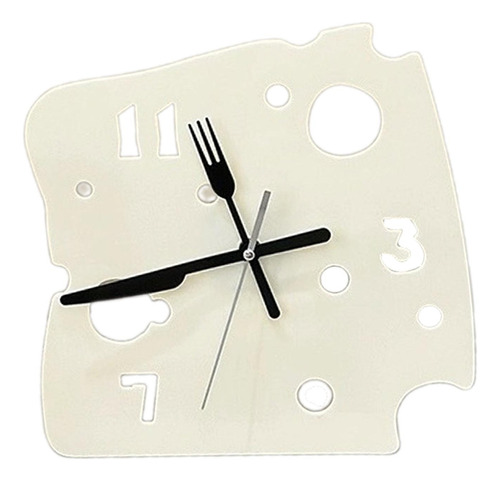 Reloj Minimalista Nórdico De Queso, Reloj De Lechoso