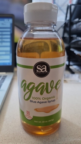 Miel De Agave 100% Orgánica Y Vegana (567 Gramos)
