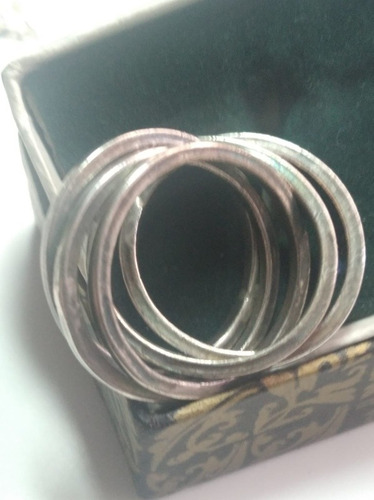 Anillo De La Amistad Plata 925 Triple Alianza Kendra Joyas