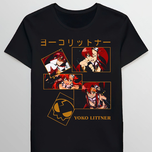 Remera Gurren Lagann Yoko Littner Cute Girl 93258569