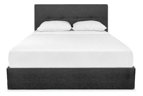 Cabecera Colgable Cama Queen Size Diseño Moderno Resistente Color Gris oscuro