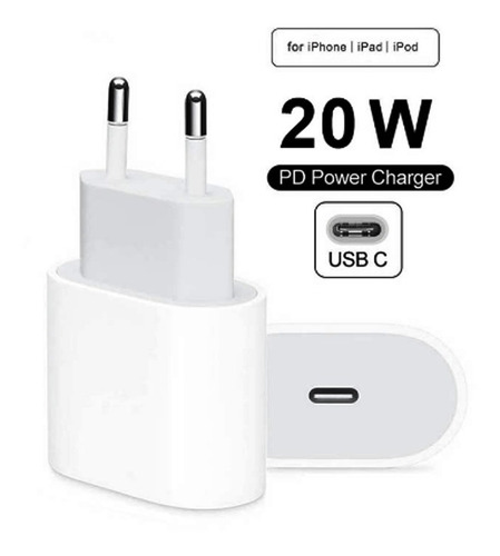  Carregador Fonte Tomada Usb-c Turbo 20w iPad iPhone Pro Max