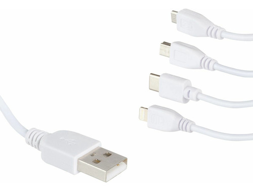 Kit Cargador De Auto Y Pared Cable Multicargador 4 Salidas (Usado)