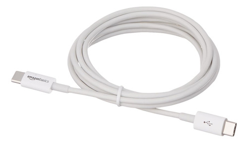 Cabo Usb Amazon Basics Tipo C - Tipo C 2.0 183 Cm Branco