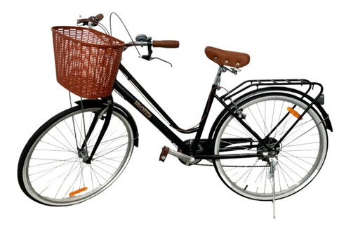 Bicicleta Vintage Canasto Con Cambios R 26 Paseo 6v Shimano