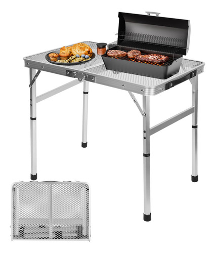 Mesa Plegable Wildfinder 2x1.3m Para Camping Y Bbq