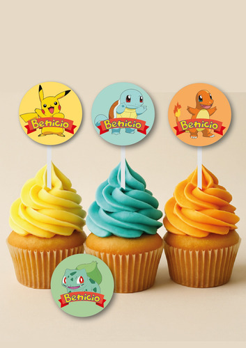 Kit Imprimible Cumpleaños Pokemon Personalizado