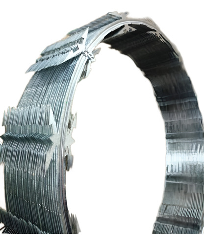 3 Rollos De Alambre Concertina Arpon (sencilla) 24ml