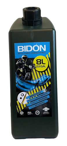 Bidón P/ Combustible 8litros C/pico Vertedor Marca Roan