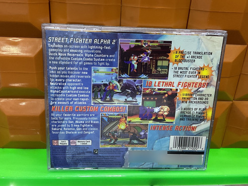 Street Fighter Alpha 2 Ps1 Original Completo *play Again* (Reacondicionado)