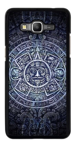 Funda Para Samsung Galaxy Calendario Azteca Maya Azul 