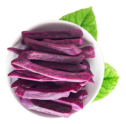 Patatas Fritas De Batata Morada, 8,8 Oz/250g, Patatas Fritas