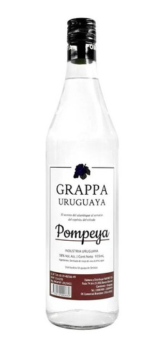 Grappa Pompeya Botella 935 Ml