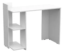 Comprar Escritorio Mesa De Pc Oficina Estudio Living Mosconi Dakar Con Estantes Color Blanco Escritorio Dakar 101x84cm Mosconi