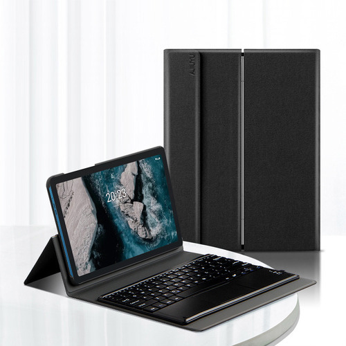 ª Capa Com Teclado Bluetooth Touchpad Para Nokia T20 Azul