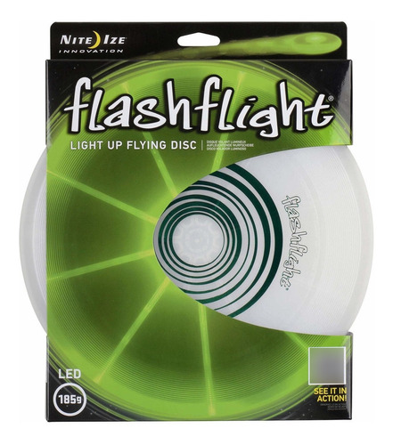 Frisbee Led Luminoso Nite Ize Verde 27cm 180 Gramos
