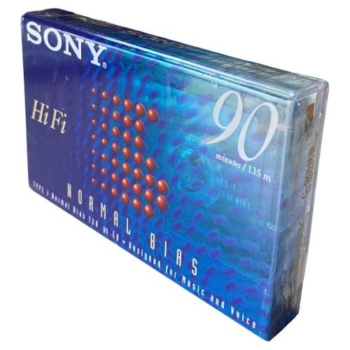 Cinta Cassette Audiovirgen Hi Fi Sony C-90hfb