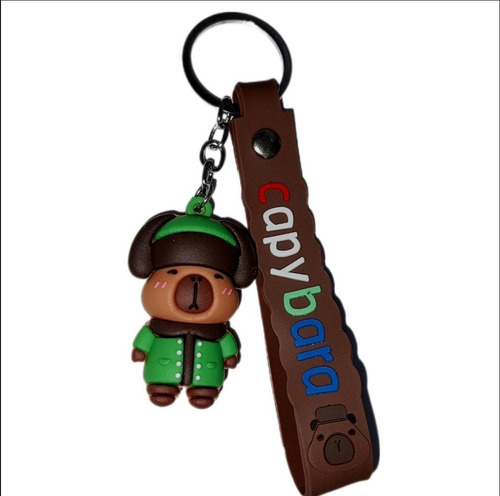 Llavero Capibara Carpincho Silicona Surtidos Kawaii X25 Llaveros Surtidos