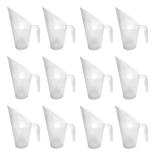 Concha Para Cereais 100ml Plástica Pequena Kit Com 12 Unid.
