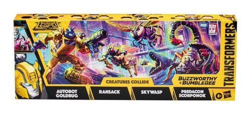 Transformers Buzzworthy Bumblebee Creatures Collide Pack