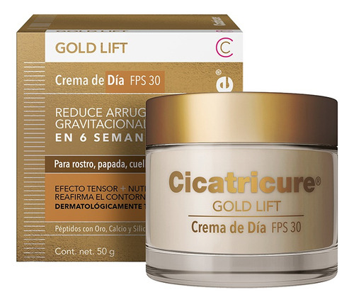 Cicatricure Gold Lift Crema De Dia Fps30 Antiarrugas 50g Momento de aplicación Día Tipo de piel Pieles maduras