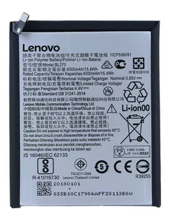 Acumulador De Carga Para Moto G6 Play E5 Lenovo K6 Bl 270