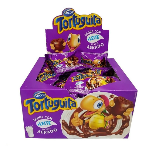 Caja de chocolates Tortuguita C/24 - Sabor aireado