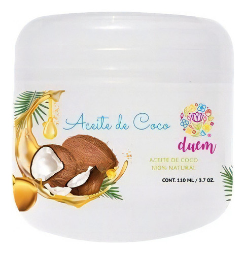 Kit 5 Aceite De Coco 100% Natural Restaura Cabello O Piel