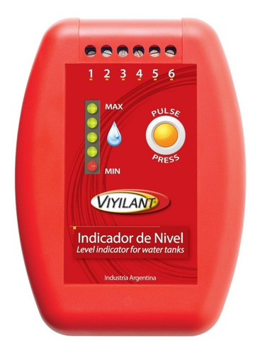 Imagen 1 de 3 de Medidor Nivel Tanque Agua Sensor Indicador Agua Viyilant